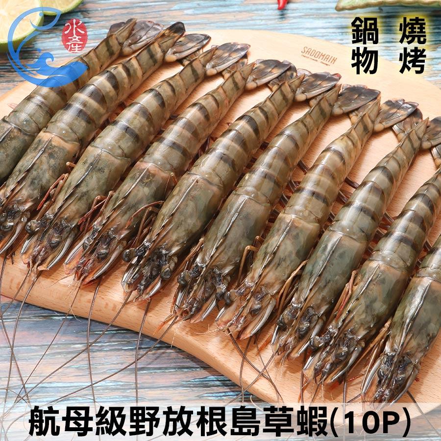 航母級野放根島草蝦(10P) 800g±10%/盒
