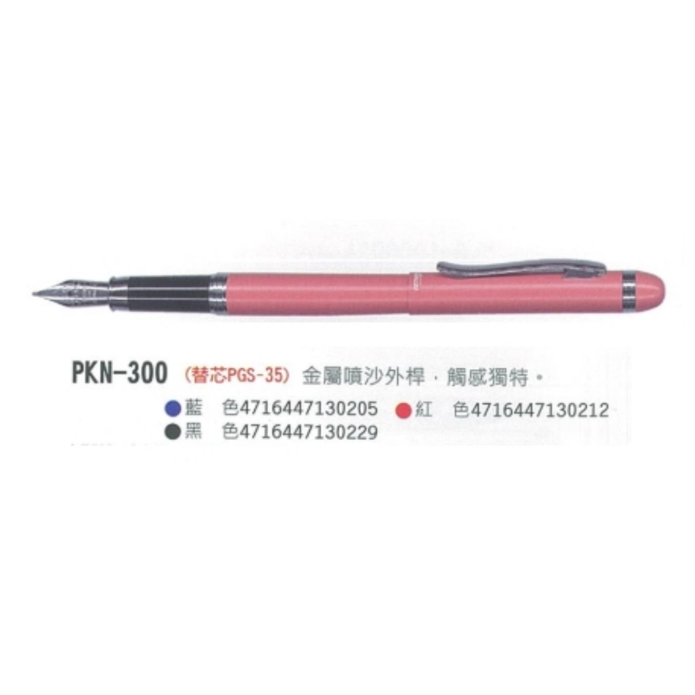 白金牌 PKN-300鋼筆-黑
