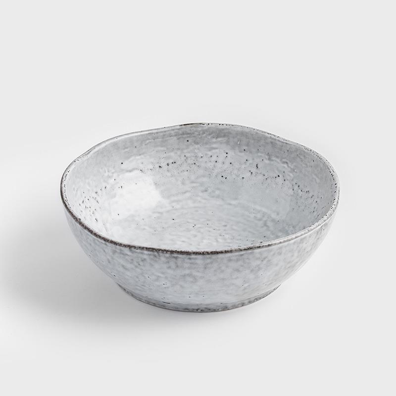 日式 樸質斑墨 22cm 陶瓷大碗│單品
