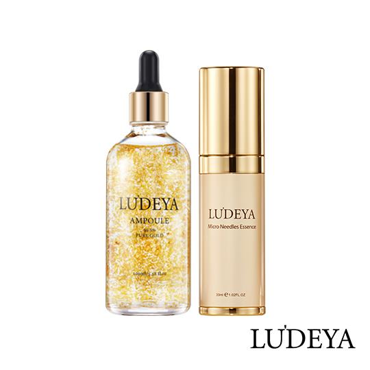 Ludeya 24k黃金微臻煥顏精露100ml Ludeya官方旗艦館