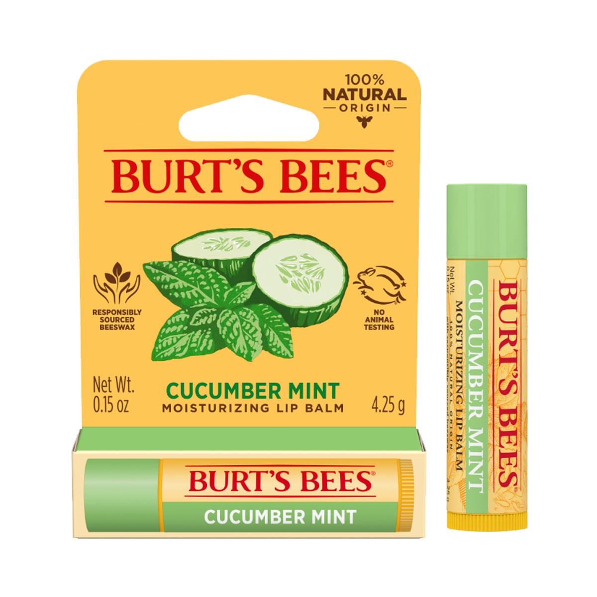 【任二入$299】｜Burt’s Bees 小黃瓜薄荷護唇膏4.25g