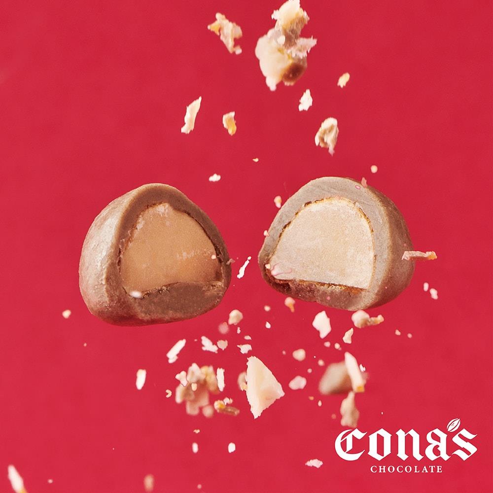 限時9折｜紅玉茶巧克力夏威夷果(80g/盒)【ICA金牌獎🥇】–Cona’s 妮娜巧克力