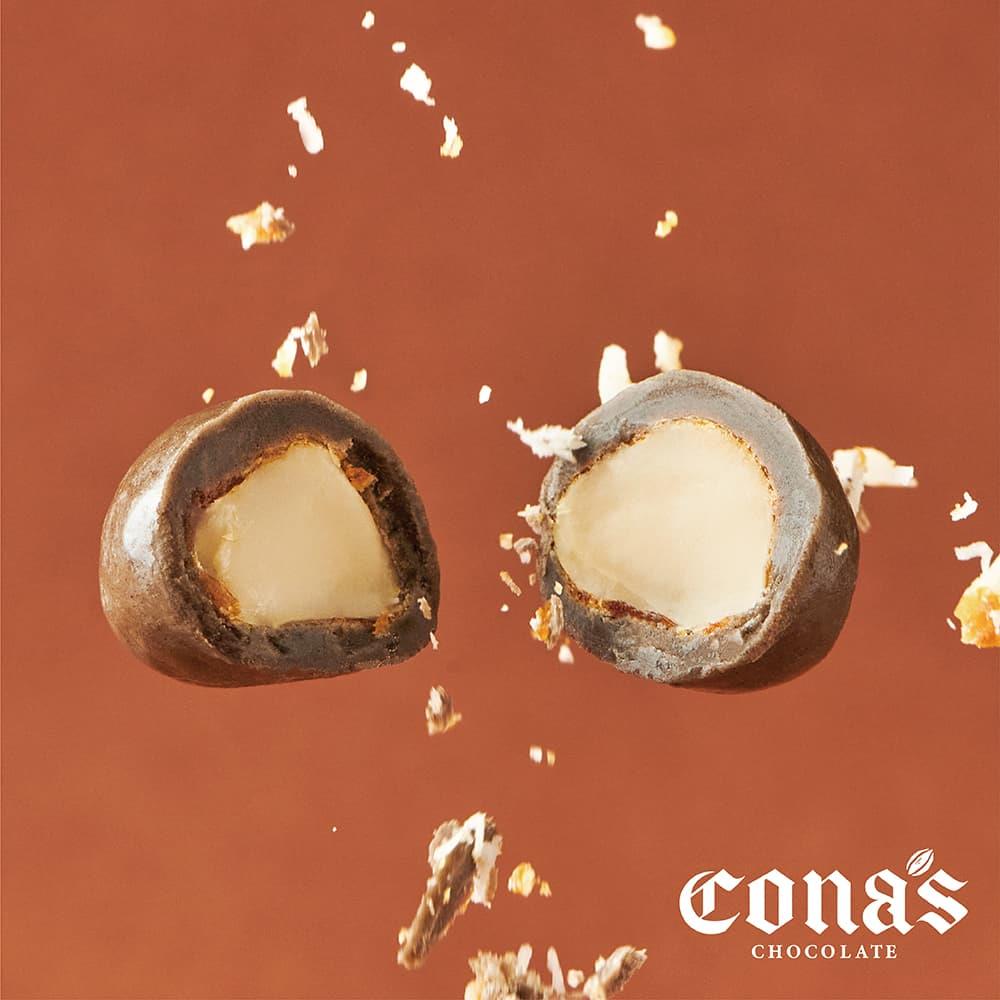 限時9折｜鐵觀音茶巧克力夏威夷果(80g/盒)【ICA銀牌獎🥈】–Cona’s 妮娜巧克力