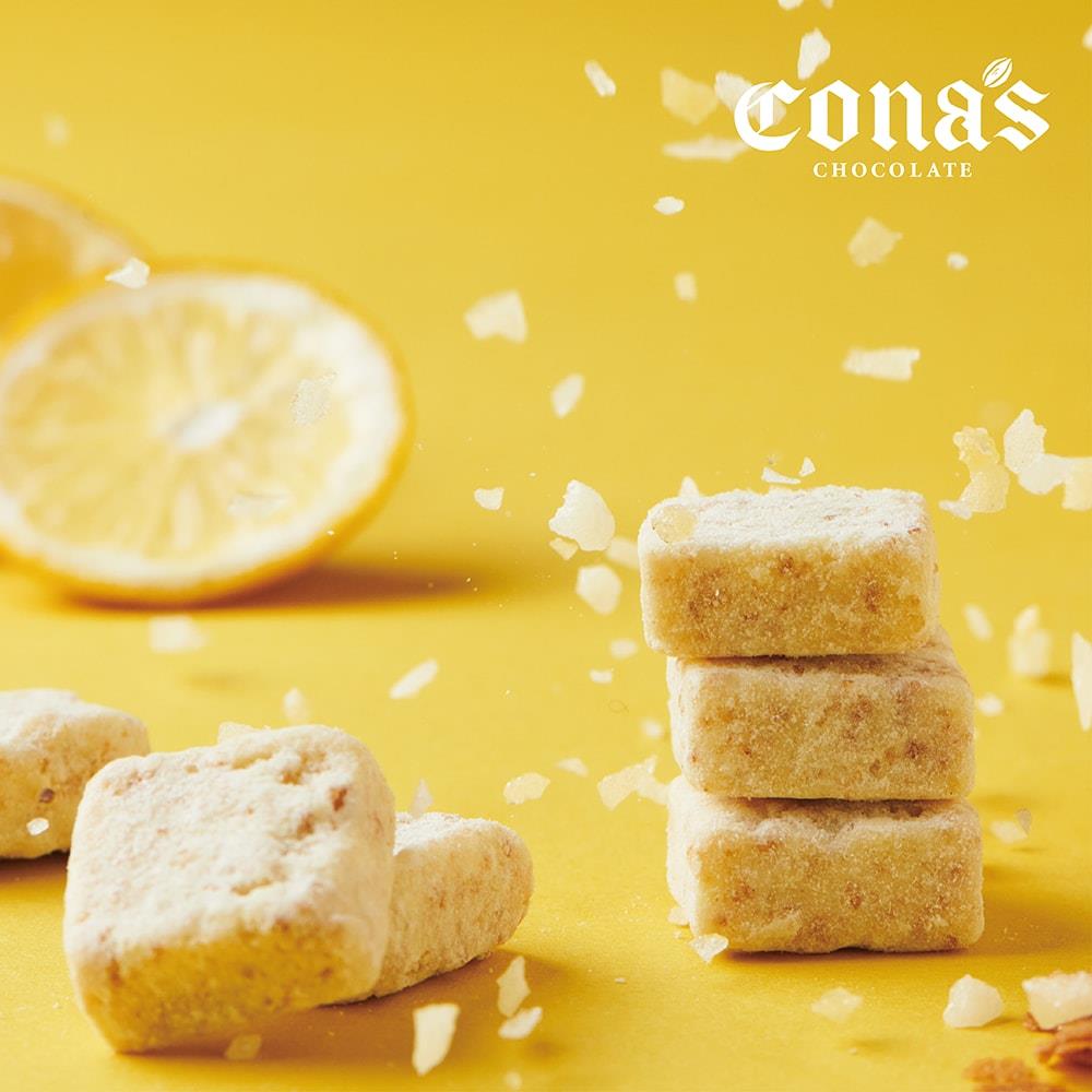 限時9折｜檸檬跳跳糖松露巧克力(8入/盒) 含餡 –Cona’s 妮娜巧克力