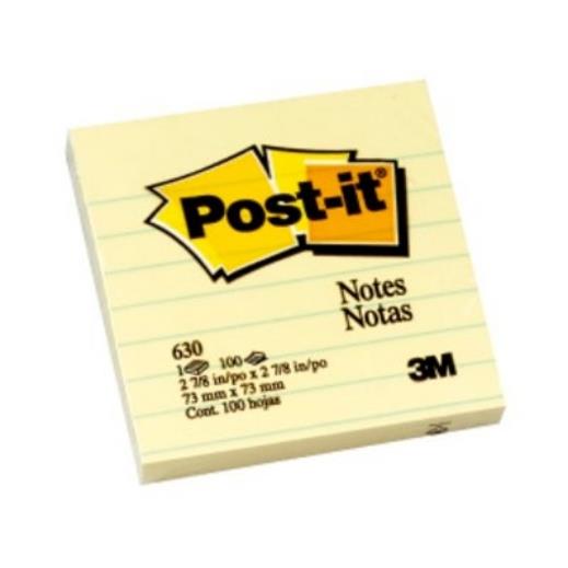 3M Post-it 利貼 可再貼便條紙-橫格-630