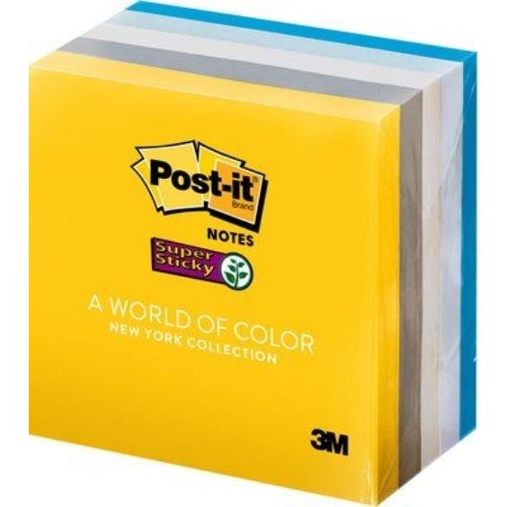 3M Post-It利貼狠黏可再貼便條紙 654-5SSNY(5本/包)7100137063