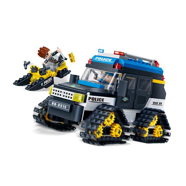 【Banbao邦寶積木】警察系列-雪地警用車 7007