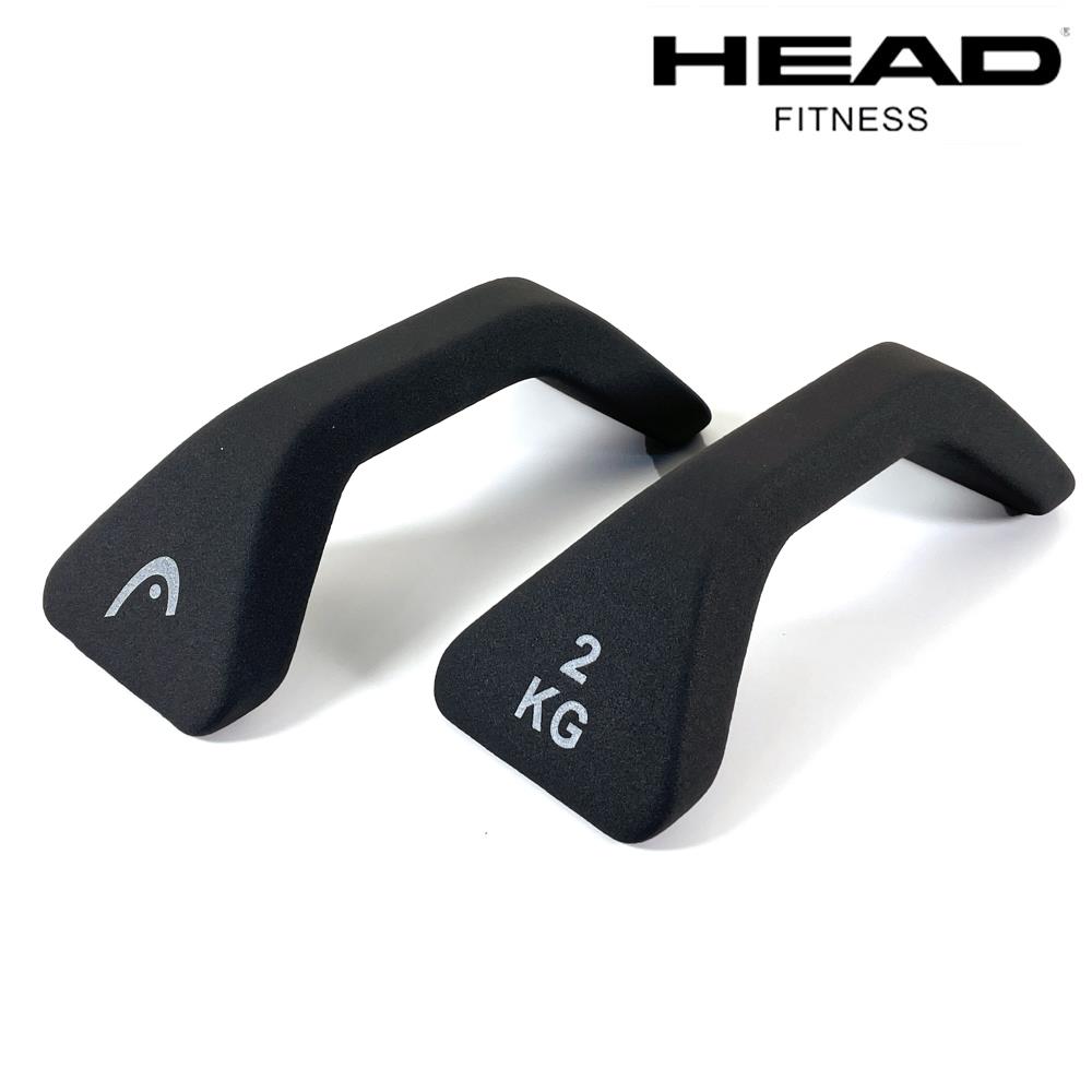 HEAD 啞鈴伏地挺身器(2x2kg)-騎士黑