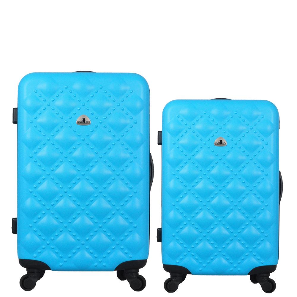 BEARBOX時尚香奈兒系ABS霧面輕硬殼行李箱旅行箱登機箱拉桿箱兩件組28+24吋