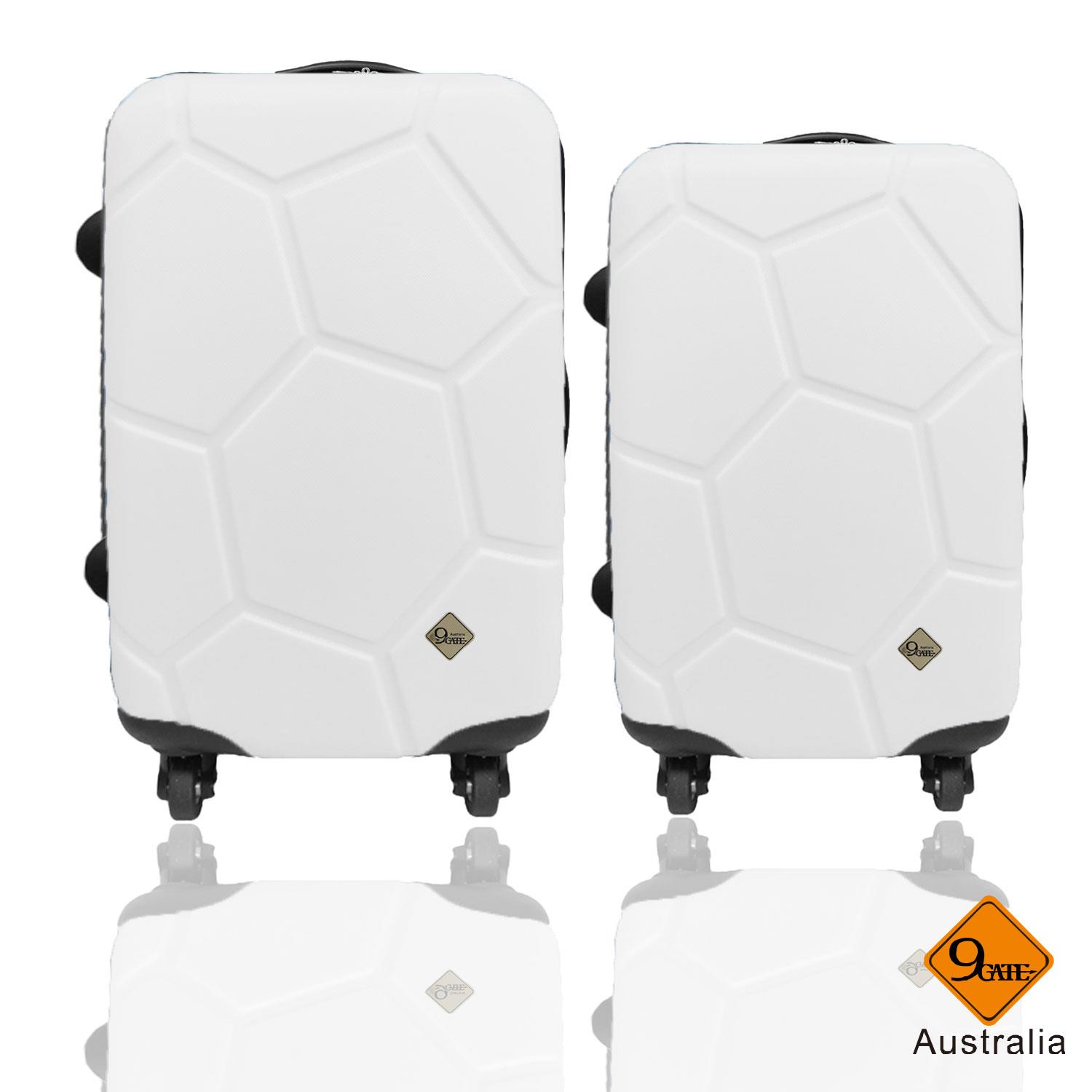 Gate9世紀足球系列28吋+24吋輕硬殼旅行箱/行李箱