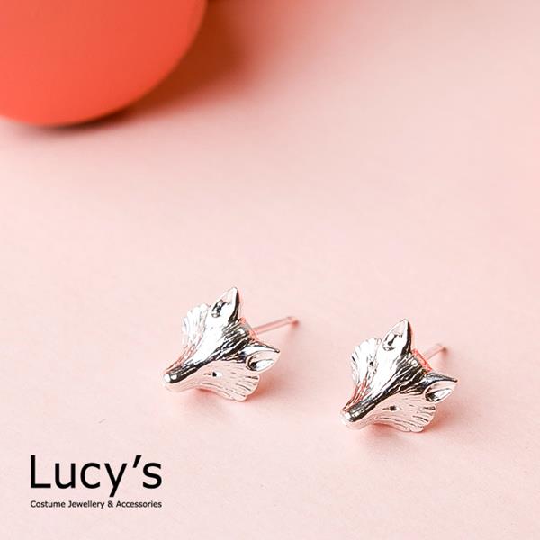 【Lucy’s】純銀 細緻狐狸耳環