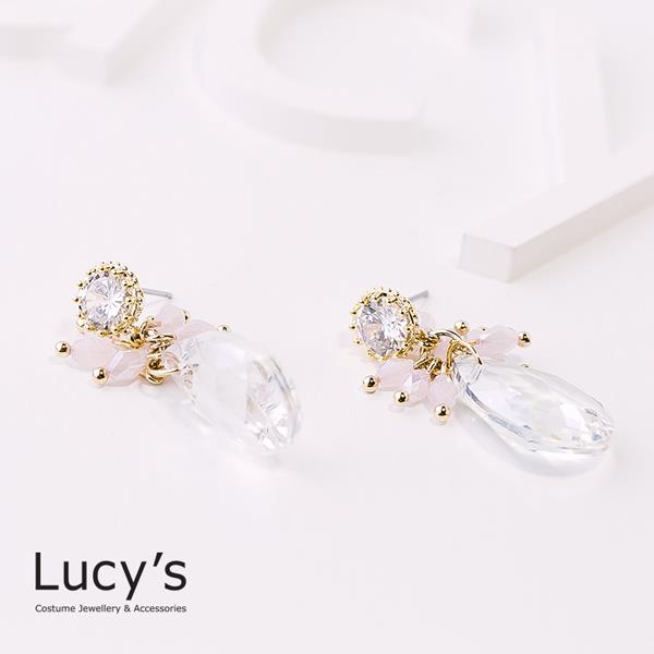 【Lucy’s】華麗透亮水晶耳環