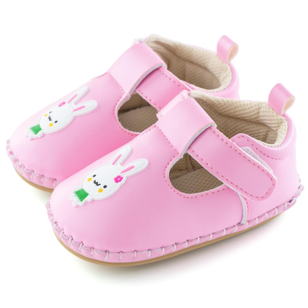 【NikoKids】軟Q底手工縫製學步鞋(SG573)【柔軟舒適室內室外皆宜】