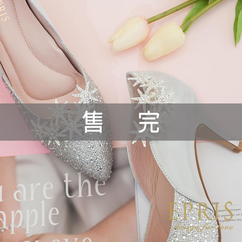 韓國直送手工訂製 永恆之美幸運星 婚鞋推薦飾扣鞋夾-D066