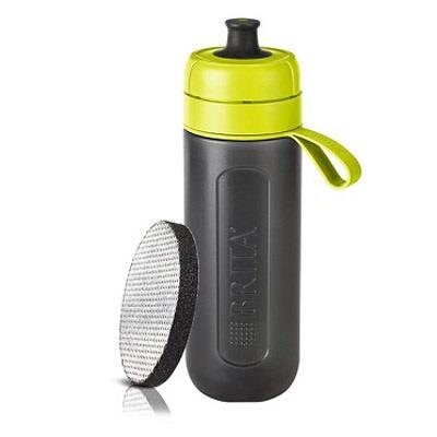 雙11特價-【德國Brita】Fill&Go Active運動濾水瓶 0.6L (綠色, 含1濾片) + 酷仕客CORKCICLE 三層真空易口瓶470ml