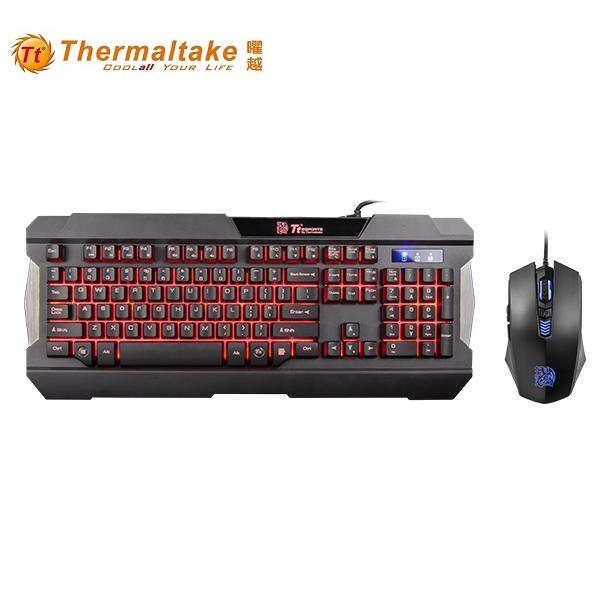 【Thermaltake】曜越鍵盤滑鼠組 軍令官三色 KB-CCM-PLBLTC-01