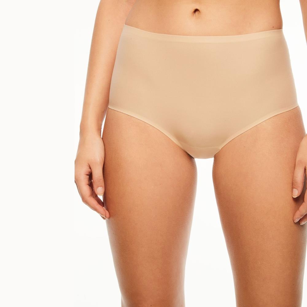 【Chantelle Lab】透氣涼感無痕高腰內褲>膚色(26470_0WU)【Soft Stretch】