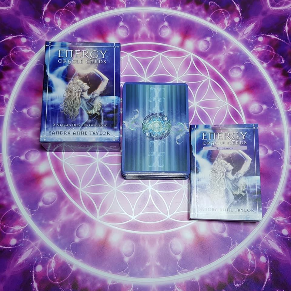 能量神諭卡一套及連結幸運石（風景碧玉）Energy Oracle Cards : A 53-Card Deck and Guidebook