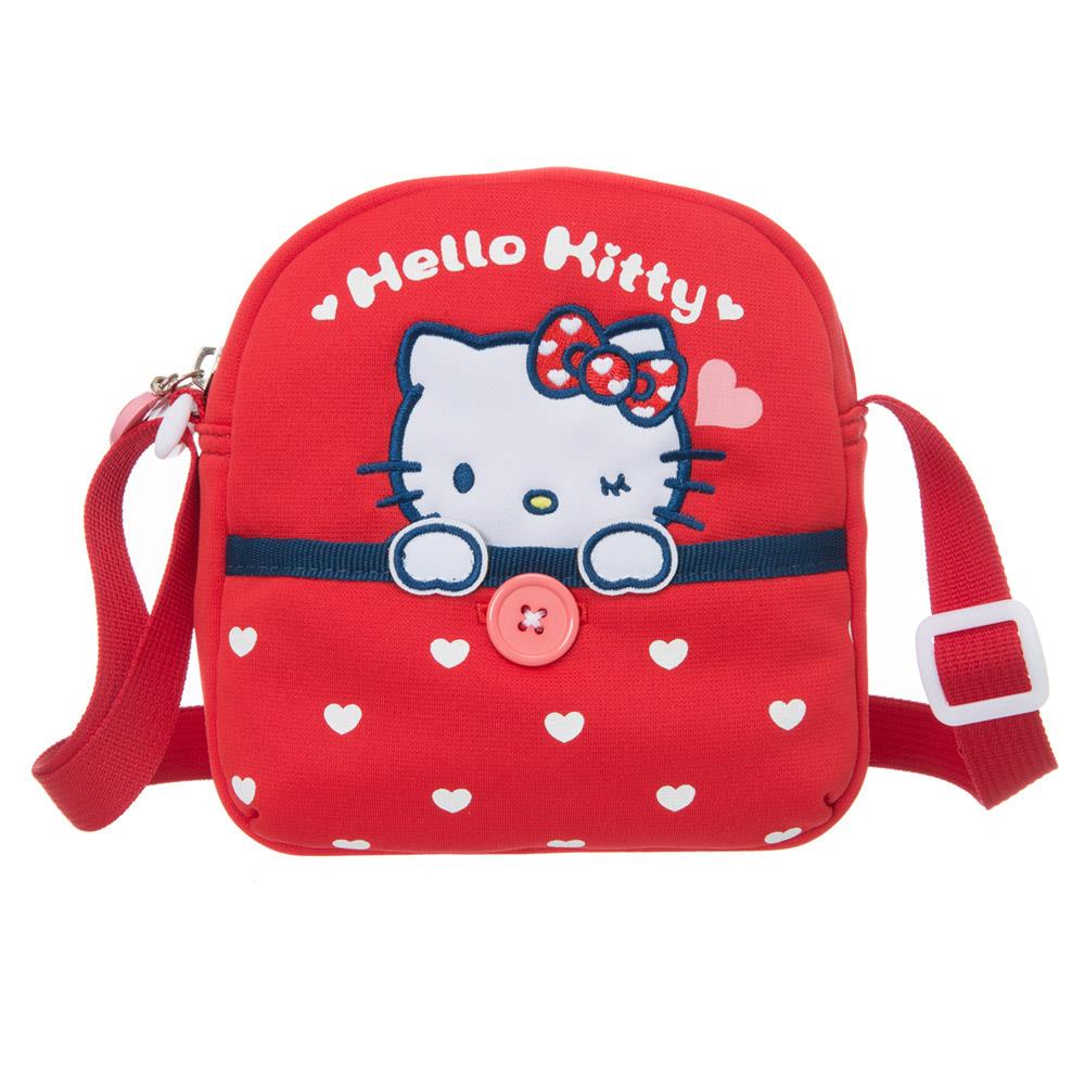 【HELLO KITTY】我愛凱蒂系列-兒童側背包-紅 KT01L02RD (IMKS)