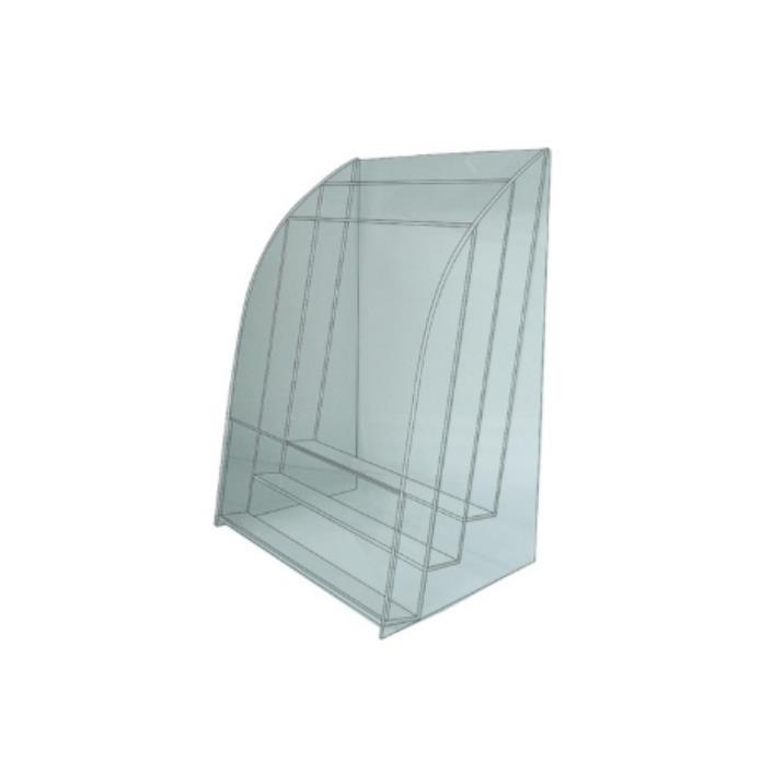 LIFE 徠福  三層型錄架A4 內深4CM 厚3mm NO.1216