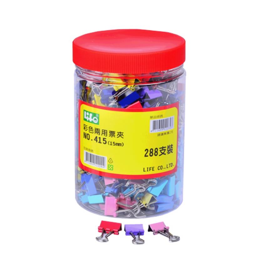 LIFE 徠福  彩色兩用票夾 15mm NO.415 (227)