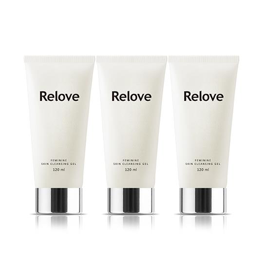 【Relove】私密胺基酸潔淨凝露120ML(私密處洗劑)x3