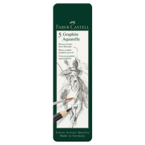 輝柏 Faber- Castell  水墨素描鉛筆5支入/盒裝