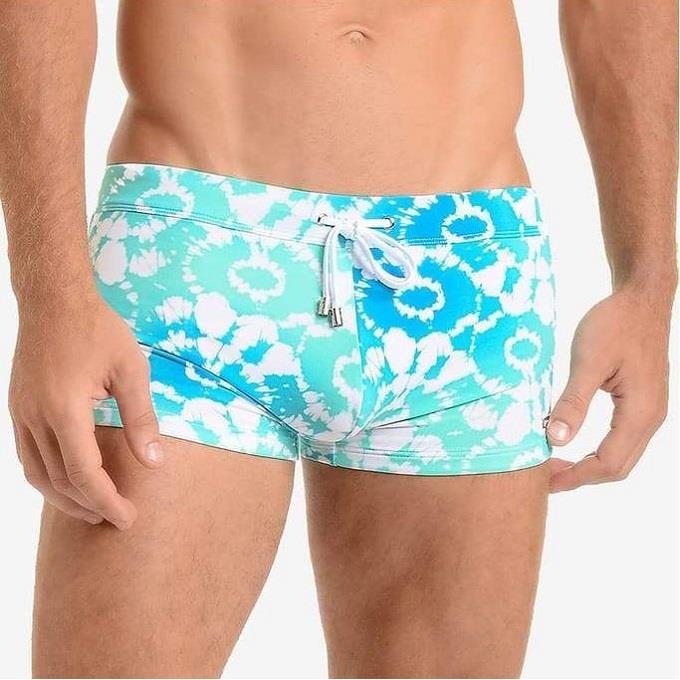 零碼泳褲SALE🏄TIE DYE　四角泳褲