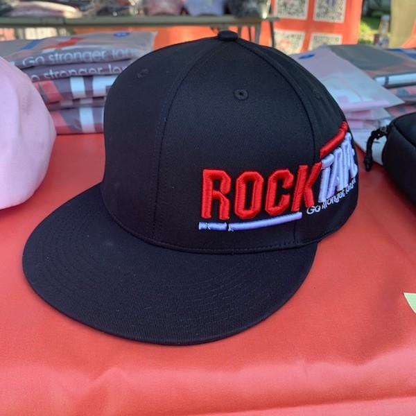 ROCKTAPE專屬平沿刺繡棒球帽(黑色)