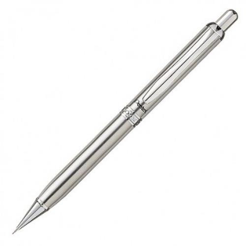 Pentel 金屬自動鉛筆 A810T (0.5) 銀桿(刻字筆)