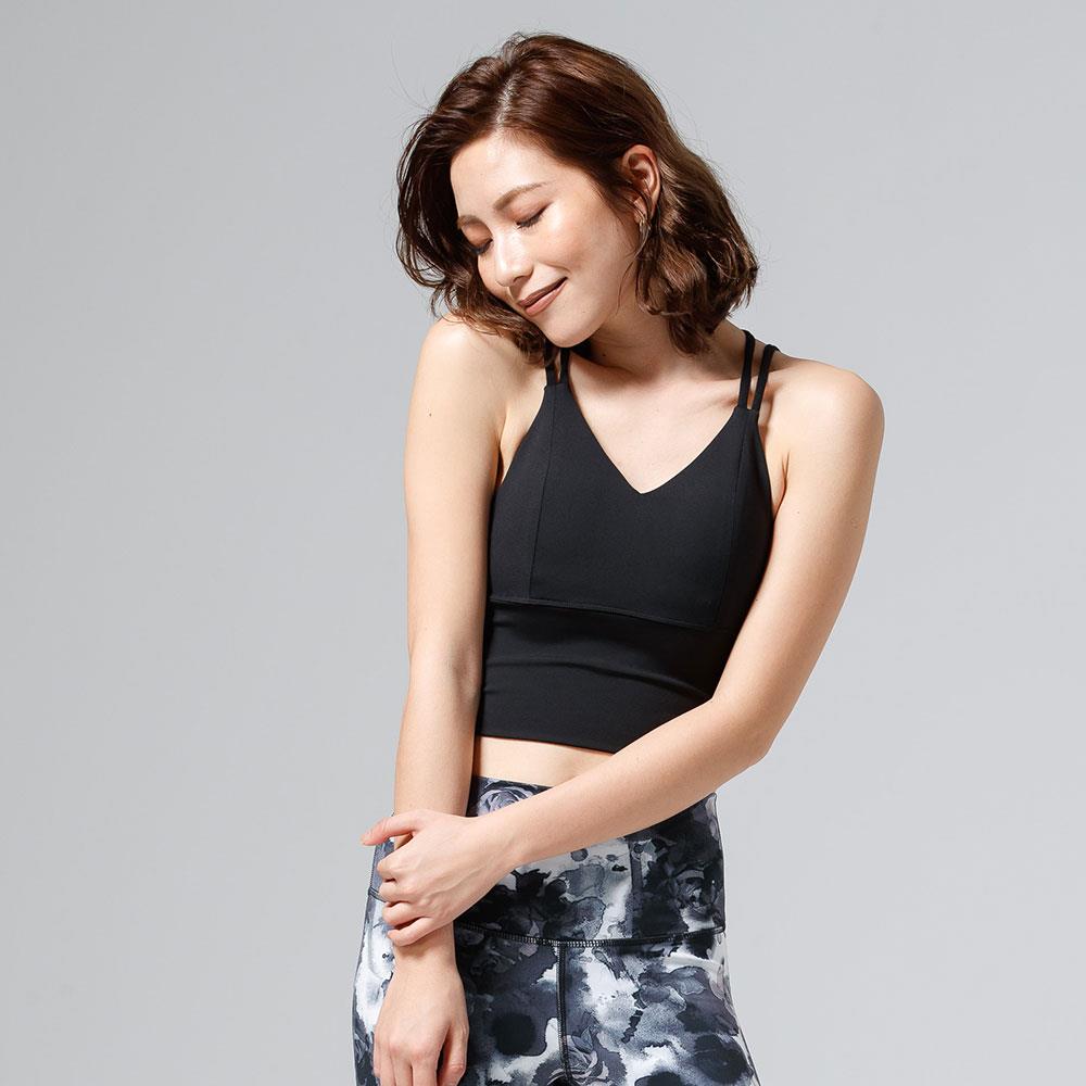 Lady美背瑜珈運動內衣-Black