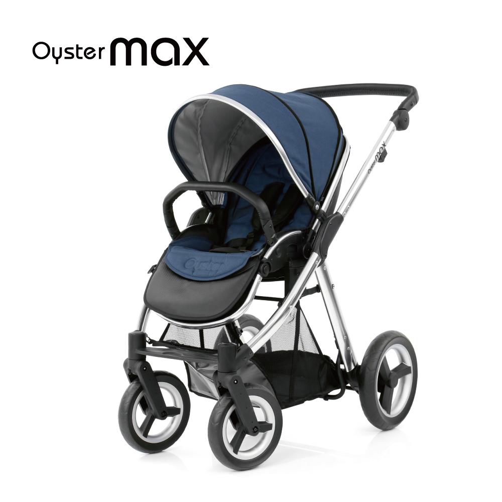 英國Oyster max雙子星嬰幼兒手推車-牛津藍