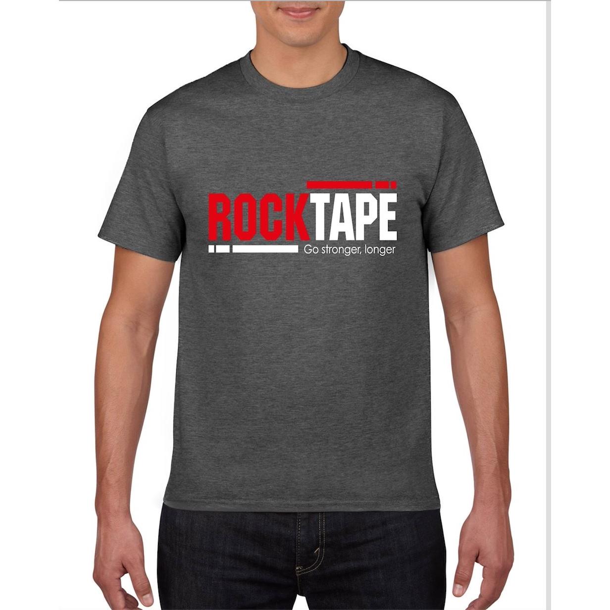 ROCKTAPE純棉短袖T - 鐵灰色