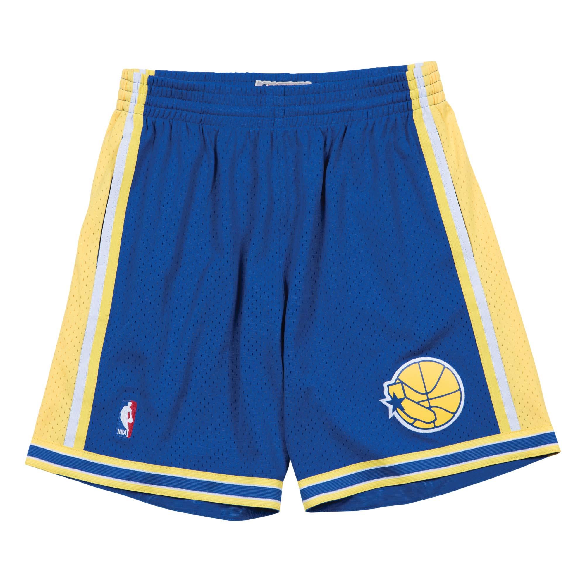 100% Authentic Bape x Mitchell Ness 09 10 Warriors Shorts Mens curry Large