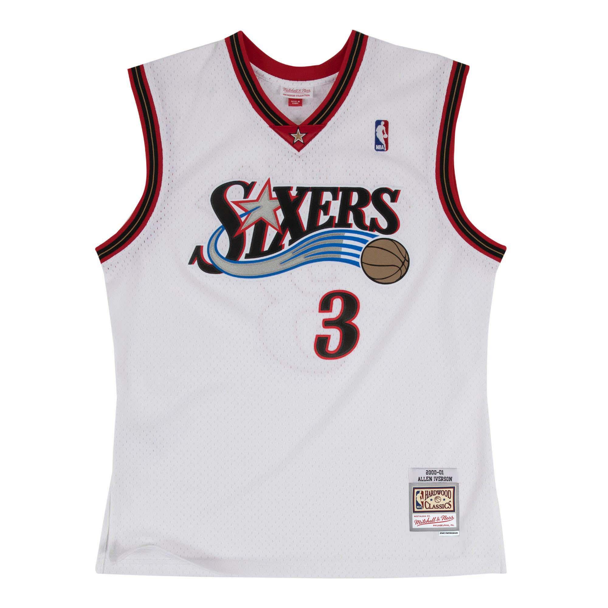 Mitchell & Ness x CLOT M&N Philadelphia 76ers Shooting Shirt NBA Knit Top