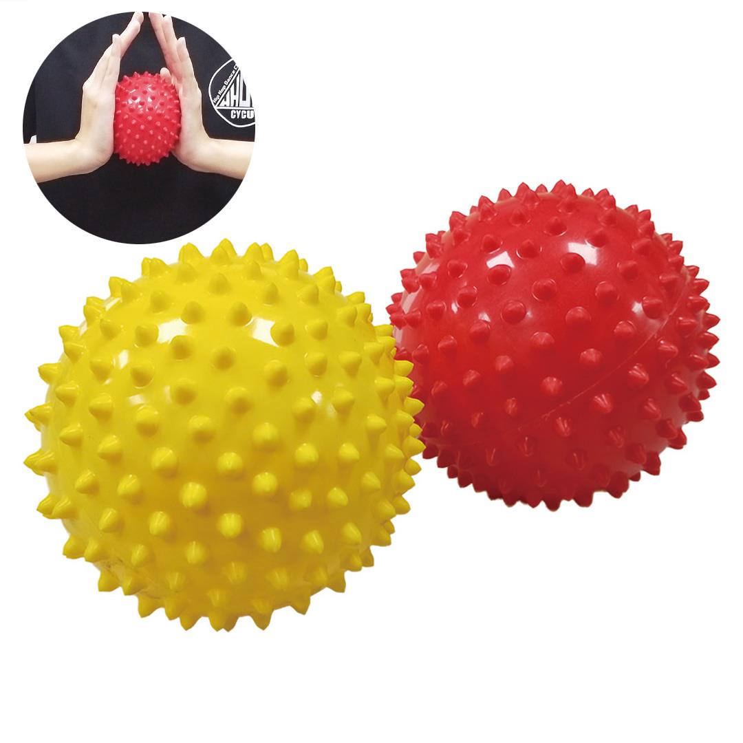 肌靈靈深層筋膜療癒球10cm(兩球)(現貨黃色)（按摩球/放鬆球/瑜珈球/筋膜球/兒童球/玩具球）Fun Sport