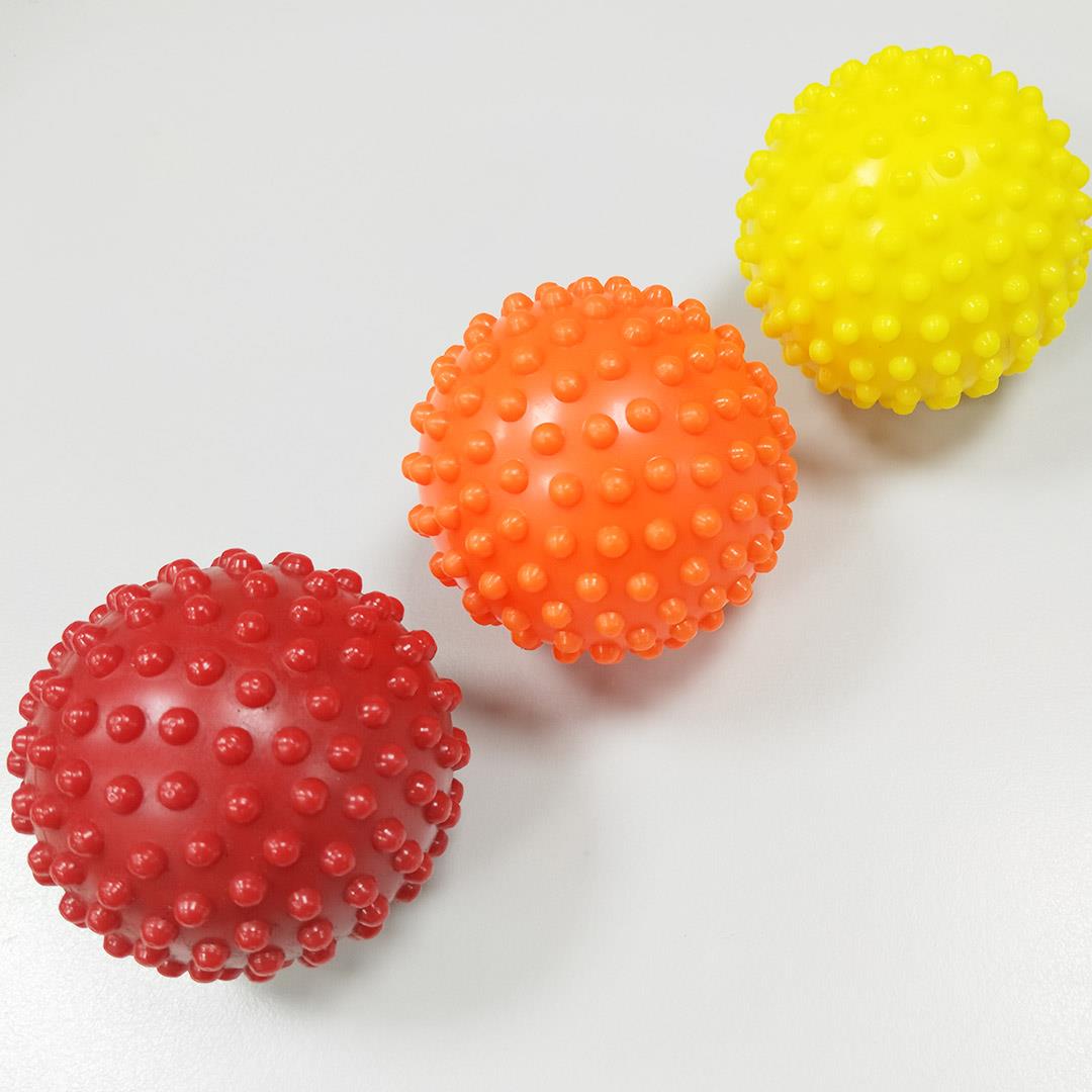 筋力旺盛-激痛點按摩球 (3硬度組-5cm顆粒款)（按摩球/放鬆球/瑜珈球/筋膜球/按壓球）Fun Sport