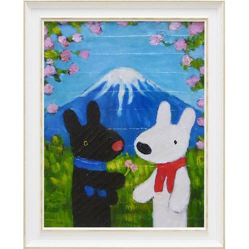 《麗莎和卡斯柏》大型含框複製畫-富士山