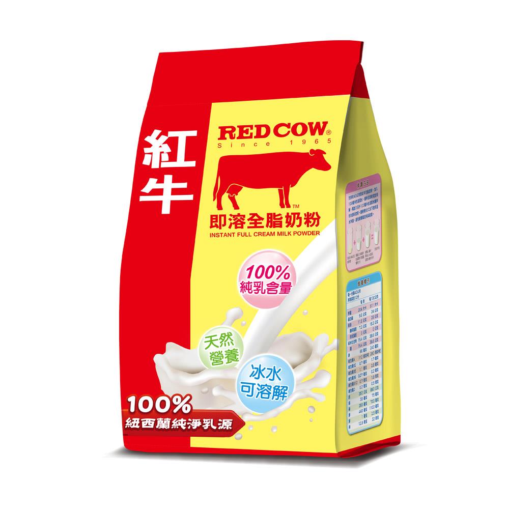 【紅牛】張齡予推薦 全脂即溶奶粉(500g)(即溶方便、冷熱皆宜、純真奶香)