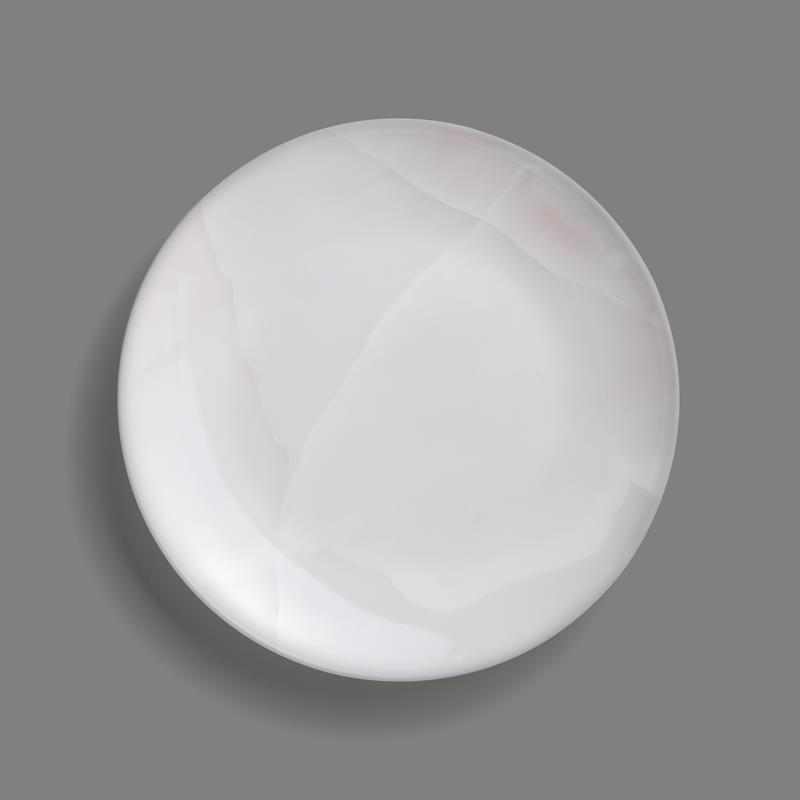 地語 瑰瓣白稜 20cm 骨瓷圓盤│單品