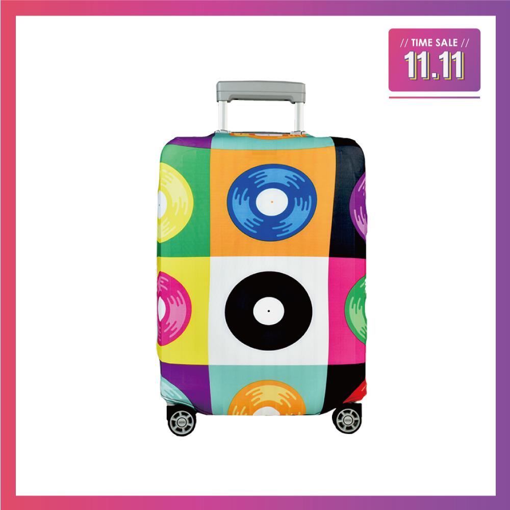 【BG BERLIN】行李箱套-彩色盤 XL (適用28吋以上行李箱)