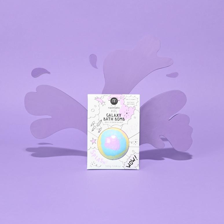 nailmatic 彩虹花園兒童泡澡沐浴球-紫黃藍