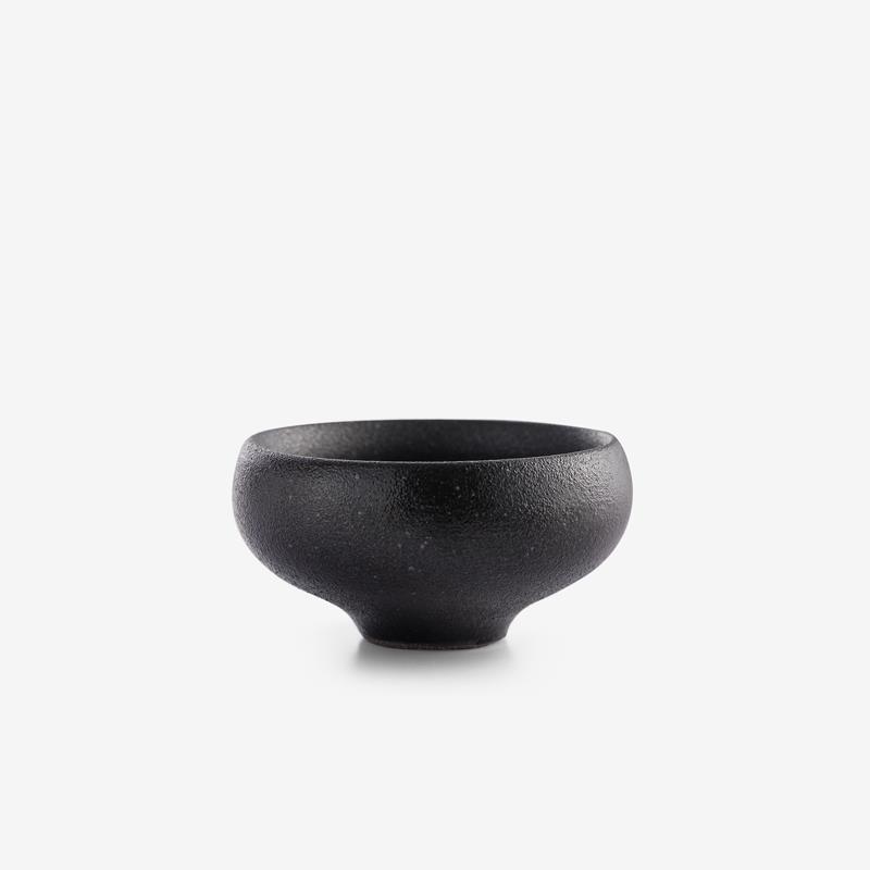 日式 薪火窯燒 50ml 陶瓷小皿｜黑栗｜單品
