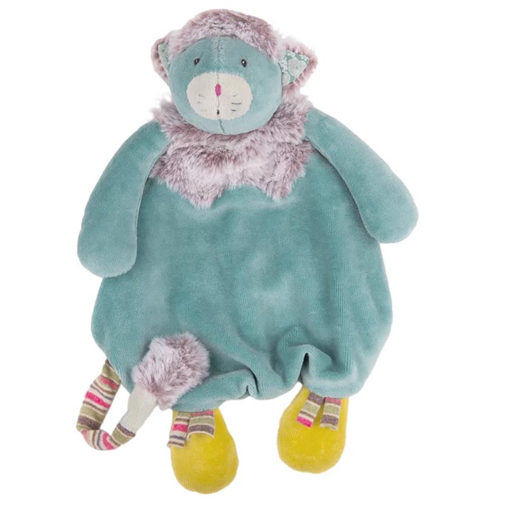 法國 Moulin Roty 帕奇藍貓安撫娃娃 28cm