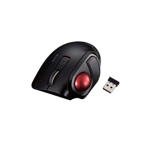 ELECOM bitra可攜式無線靜音軌跡球滑鼠(姆指)-無線2.4GHz USB