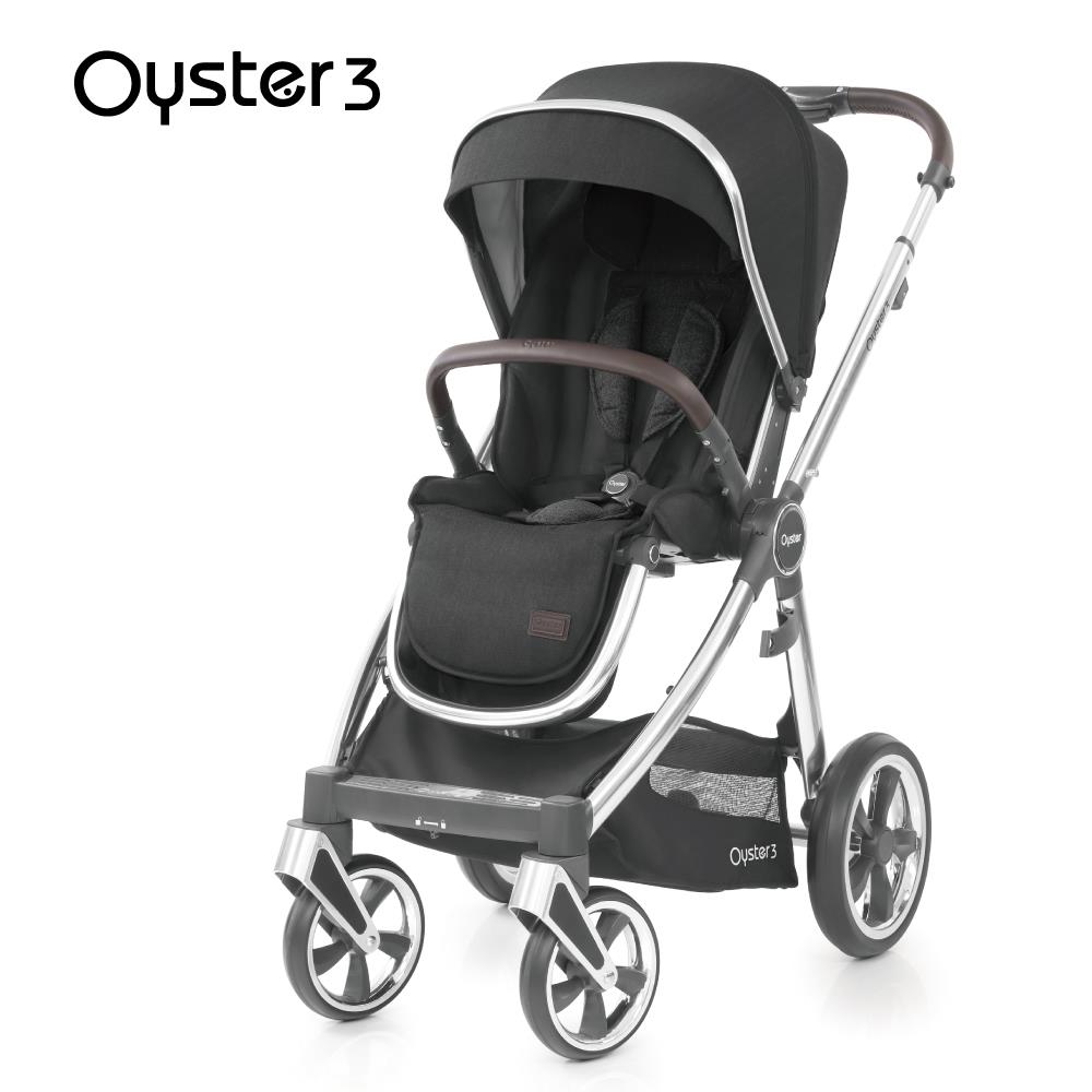 Oyster3 英國雙向嬰幼兒手推車-曜石黑