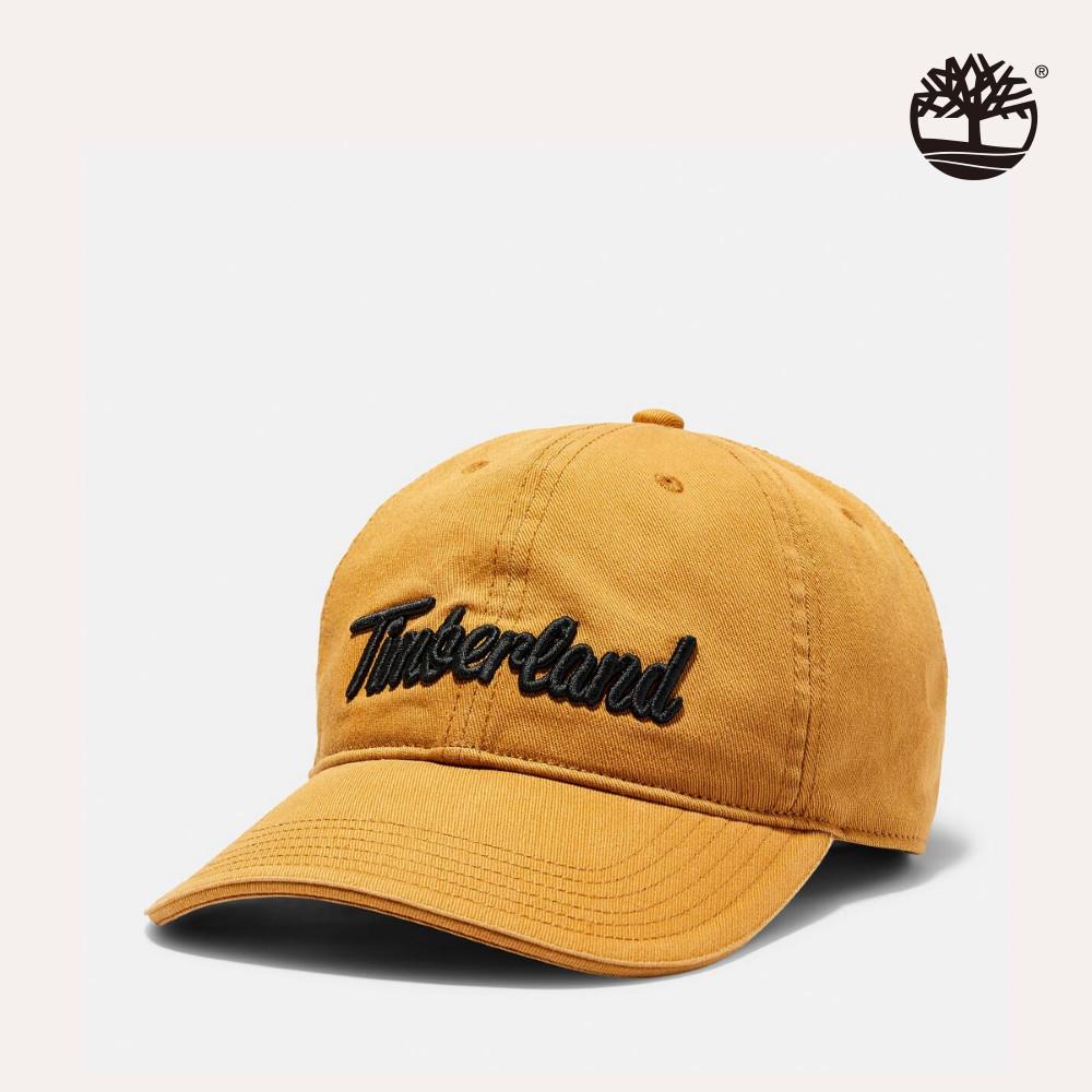 Timberland 男款小麥色刺繡棒球帽|A1E9LP57