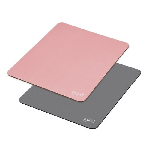 E-books MP2 無印風極簡滑鼠墊-粉紅/灰
