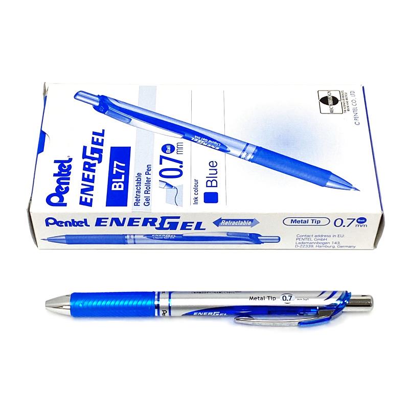 Pentel BL-77鋼珠筆-藍(12入)