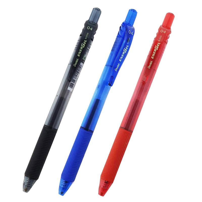 Pentel 飛龍BLN-104 0.4自動鋼珠筆(藍/黑/紅)